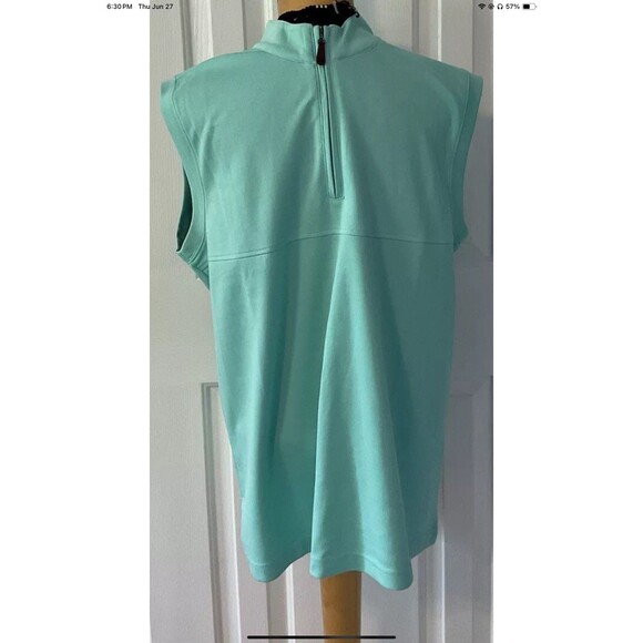 Martin Mens Sweater Vest Green Sleeveless Golf Sweater Size Med NWOT - Picture 1 of 6